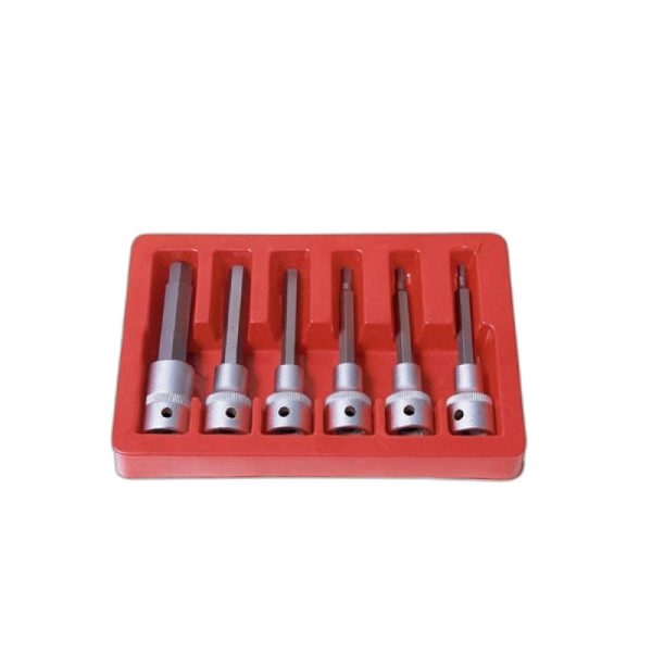 비트 복스알 렌치 헥사 소켓 100mm 6pcs