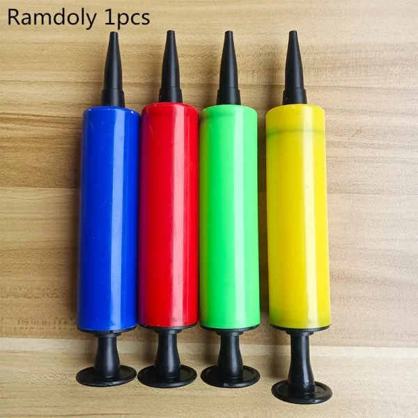 풍선 펌프 풍선 액세서리 풍선 팽창기 핸드 푸시 공기 펌프 웨딩 발렌타인 생일 파티 장식 도구