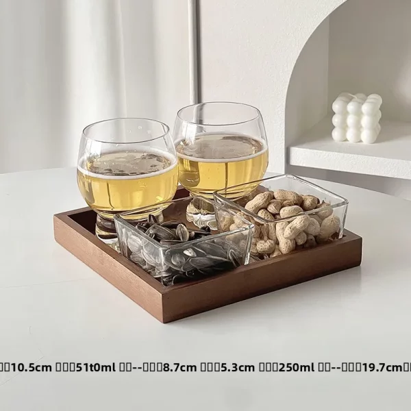 프리미엄 투명 유리 위스키 컵, 여성용 고급 가정용 물컵, 얼음이 들어간 차가운 음료에 적합