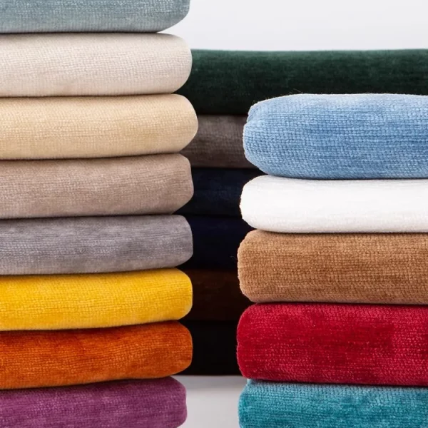 소파 커튼 식탁보 바느질 일반 두꺼운 섬유 바느질 부드럽고 편안한 미터당 고품질 셔닐 실 직물