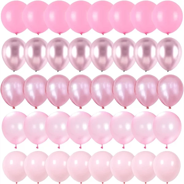 진주 가루 색종이 금속 라텍스 풍선 웨딩 장식 핑크 글로브 새해 생일 파티 베이비 샤워 기념일 장식