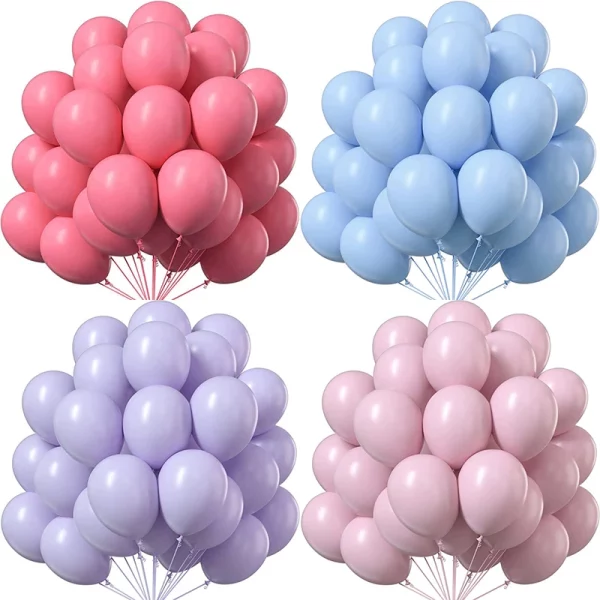 마카롱 원형 라텍스 풍선, 화이트 레드, 웨딩 생일 파티 장식, 베이비 샤워, 어린이 휴일 글로보, 12 인치