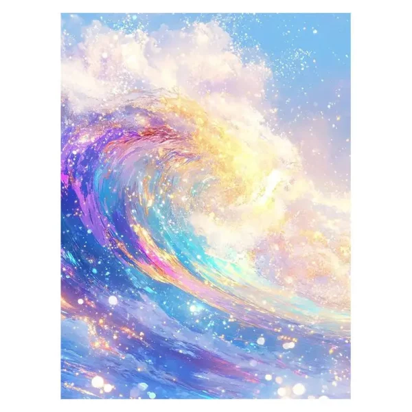 구름 다이아몬드 그림 DIY 다이아몬드 자수 집에 대 한 라인 석 장식의 다채로운 수 제 선물 그림