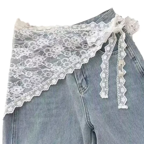 레트로 달콤한 꽃 삼각형 머리 스카프 여자 여자 스퀘어 스카프 머리띠 한국어 프랑스어 목가적 인 머리 장식 여름 레이스 머리 장식