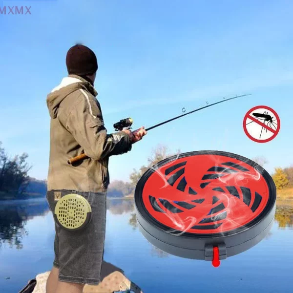 야외 휴대용 모기 향 코일 홀더 상자 캠핑 낚시 백단향에 대한 모기 파리 구충제 걸이  버너