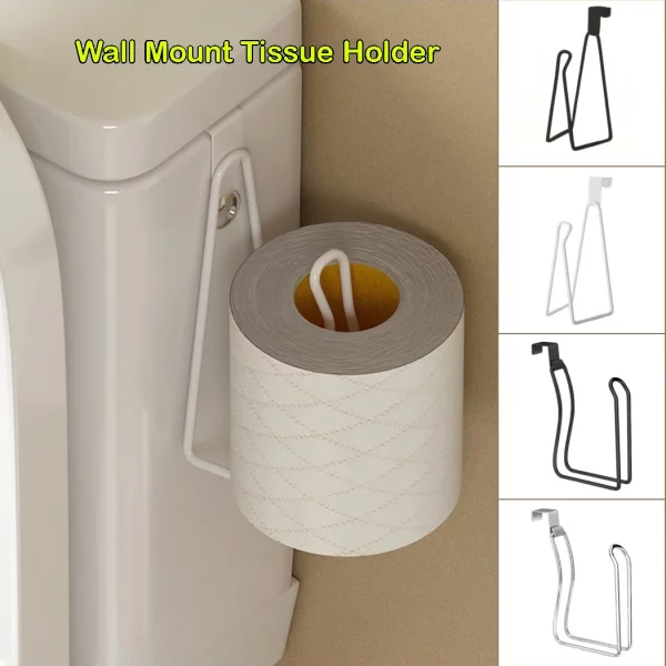 화장실 티슈 홀더 자체 접착 벽 마운트 욕실 주방 수건 걸이에 대한 펀칭 없음 티슈 타월 롤 디스펜서