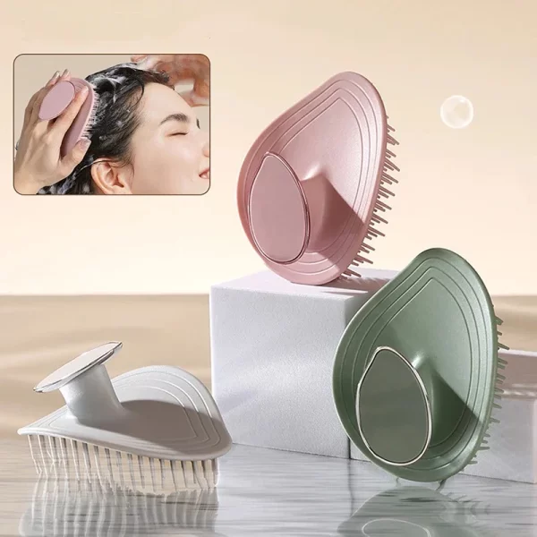잎 머리 세척 마사지 브러시 두피 마사지 엑스 폴리 에이 팅 항 소양증 빗 머리 자오선 마사지 바디 스크러버 목욕 브러쉬