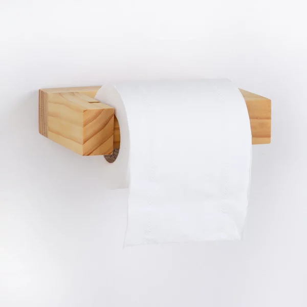 손톱이 필요 없는 나무 사각 변기 종이 거치대, 욕실 액세서리, 하드웨어 종이 타월 거치대, 주방 롤 종이 거치대