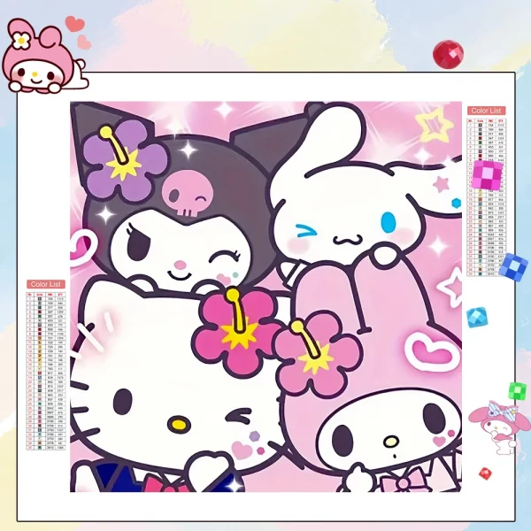 HUACAN 동물 DIY 다이아몬드 페인팅 개구리 식물, 풀 스퀘어 라운드 5D 다이아몬드 모자이크 추상 색상, 홈 데코