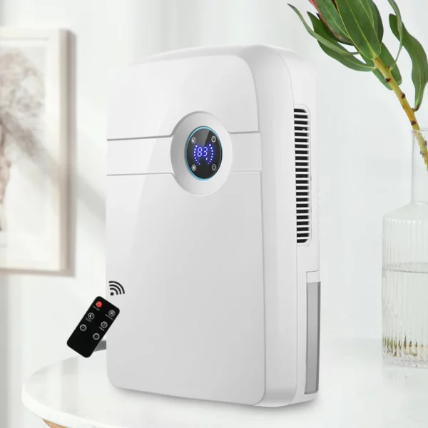 미니 제습기 2500ML 휴대용 수분 흡수제 매우 조용한 흡습 기계 자동 꺼짐 에너지 절약 가정용 방 사무실용