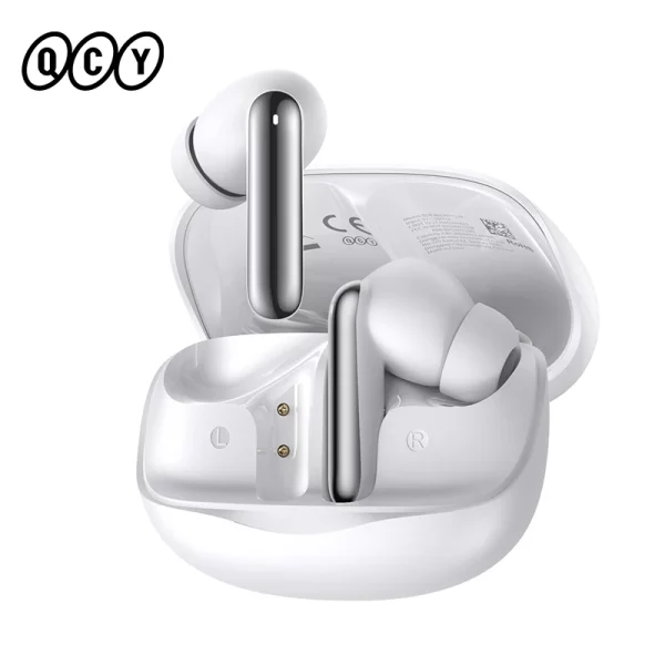QCY Melobuds N50 ANC Bluetooth 5.4 무선 이어폰 액티브 노이즈 캔슬링 6개 마이크 클리어 콜 이어버드 멀티포인트 연결