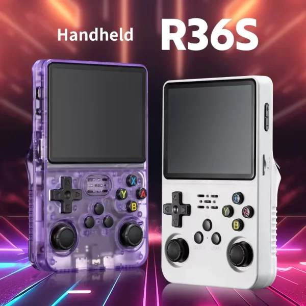【핫 세일】R36S 오픈 소스 휴대용 게임 콘솔 - 레트로 GBA & FC 아케이드 스타일, 해외 게이머를 위한 휴대용!